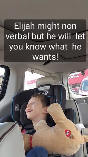 Elijah might non verbal but he will let you know what he wants! He LOVES ice cream! Especially a chocolate frosty from Wendy's! As soon as he sees the Wendy's sign he gets excited! This reaction is enough to make you want to have a frosty every day! #elijahsbabybucketlist #fyp #choosejoy #baby #Lissencephaly #frosty #icecream #wendys #laugh #inspostories | Elijah's Baby Bucket List