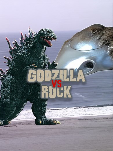 Godzilla vs Rock: Alien UFO Revelation