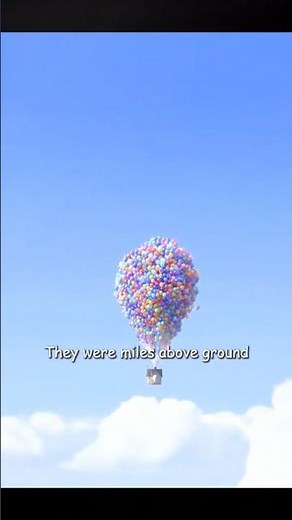 Old Man Who Flew His House with Balloons #animatedmovieexplained
