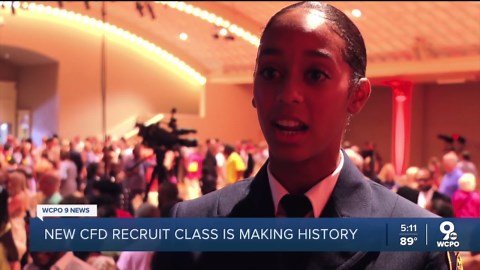 Cincinnati Fire Department graduates largest class of women in its history