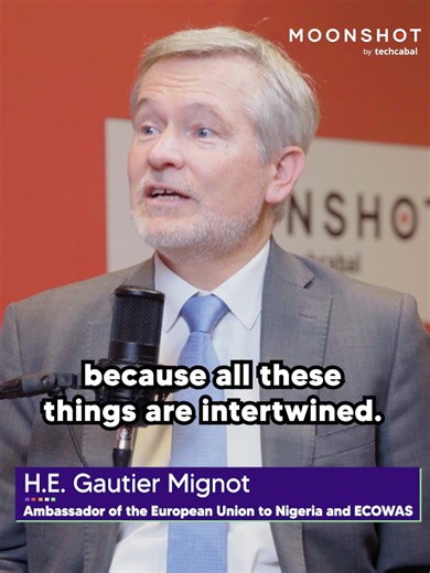 With the rise of new technologies, the African Creative Economy is experiencing both fresh opportunities and emerging challenges. H.E. Gautier Mignot, EU Ambassador to Nigeria and ECOWAS, shared the European Union’s perspective on investing in Africa, highlighting that the continent remains a land of immense opportunity. He emphasized that Africa’s future will be shaped by how Africans engage with and respond to the challenges and opportunities before them.