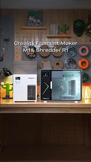 Don’t Throw Waste Away… We Turned It Into Filament ♻️ See it at #tctshow Boston! #crealitym1r1