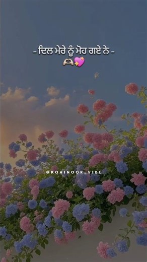 ਫੁੱਲਾਂ ਵਰਗੇ ਹਾਸੇ ਤੇਰੇ 🥰💕 punjabi romantic song #romanticstatus #punjabistatus #whatsappstatus #love