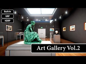 Art Gallery Vol 2 Assets 3D for Unity