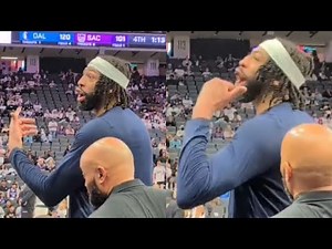Anthony Davis trolls Kings fans and tells them to beat the traffic after play in win 😂