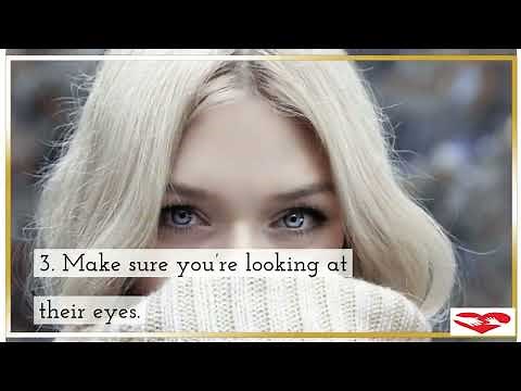 How to use the love triangle eye contact method