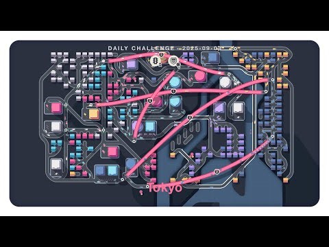 mini motorways (daily challenge 2025 09 03) [no commentary gameplay]
