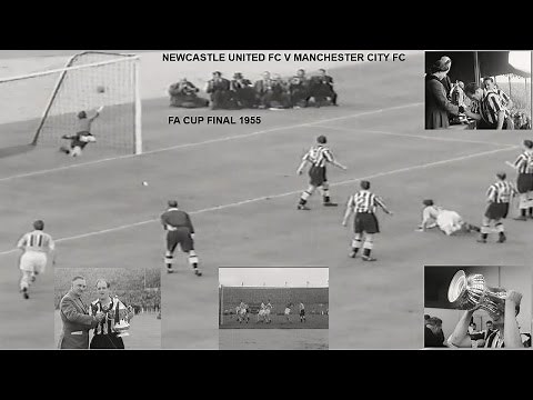 NEWCASTLE UNITED FC V MANCHESTER CITYFC FA CUP FINAL 1955 - WEMBLEY STADIUM - 3-1