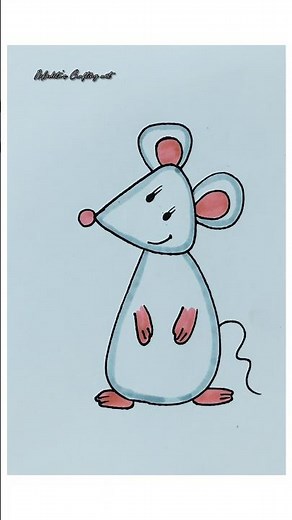 How to draw a rat 🐀 easily step by step / Beautiful Easy Rat drawing tutorial #ratdrawing #drawing