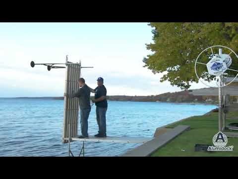 Unique Hinge Connection Aluminum Docks