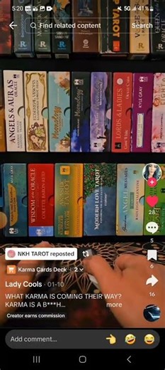 Karma cards review #karma #karmic #foryou #divination #karmaisabitch #karmasecrets #karmasays
