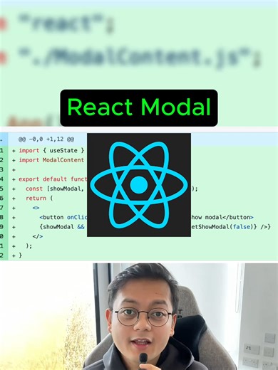 React Modal #programming #coding #javascript #typescript #reactjs #softwareengineer