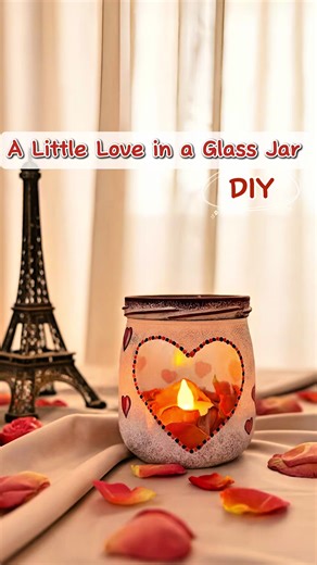 Creating Cozy Magic from a Glass Jar #diy #decor #crafts #easydiy #decorideas