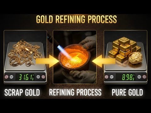 How To Refine Jewelry Convert To Pure Gold 24K?