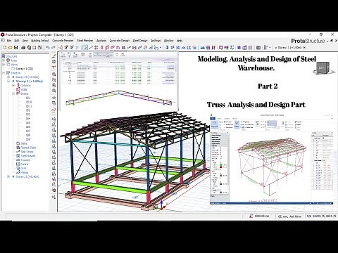 STEEL WAREHOUSE DESIGN PART 2, TRUSS ANALYSIS AND INTERACTIVE DESIGN, SECTION SELECTIOIN