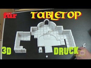 OpenForge ★ DIORAMA Tabletop DUNGEON (3D Druck)