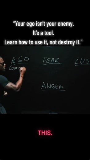 Most people think ego is bad, so they try to kill it. But the truth is, ego is not the problem — lack of control is. Your ego can push you to greatness or pull you into destruction. The difference is awareness, discipline, and mastery. Don’t erase your ego. Train it. Use it. Let it work for you, not against you. #mindset #discipline