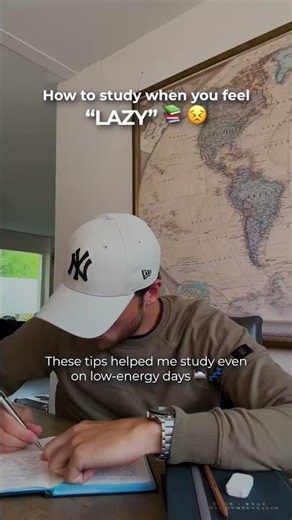 How to study when you feel lazy, even on your lowest energy days.
