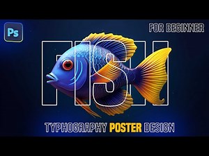 typography poster design in photoshop | photoshop tutorial