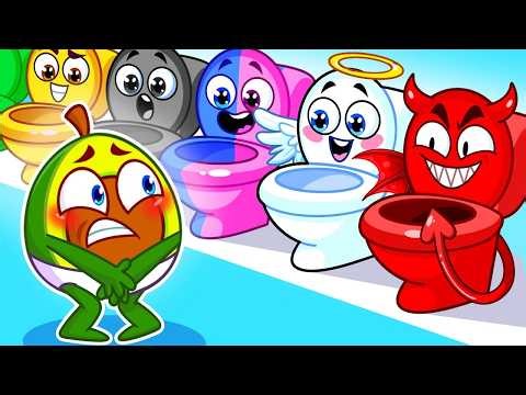 Potty Training with PP Stories 🥑Toddler Learning Video - Potty Songs for Toddlers - Potty Story #top