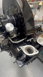 2332cc almost ready to start, powder coating gloss black by @conceptpowdercoating FK8 cam Brothers heads with 44 x 37 valves 9.5 to 1 compression one of those older Volkswagens with the funny back window | King VW