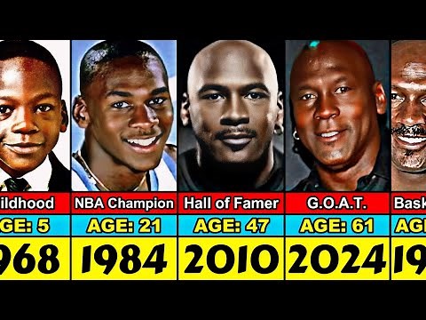 Michael Jordan Transformation From 5 to 61 Year Old
