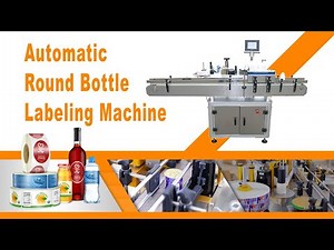 Automatic Bottle Sticker Labelling Machine | Round Bottle Sticker Labelling Machine Coimbatore