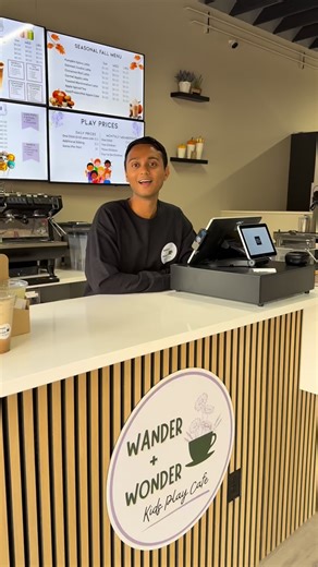 Fall flavors, cozy corners, and happy kids…what could be better? 🍁 Hurry in, our seasonal fall menu disappears in just two weeks! ☕️ | Wander Wonder Kids Play Cafe