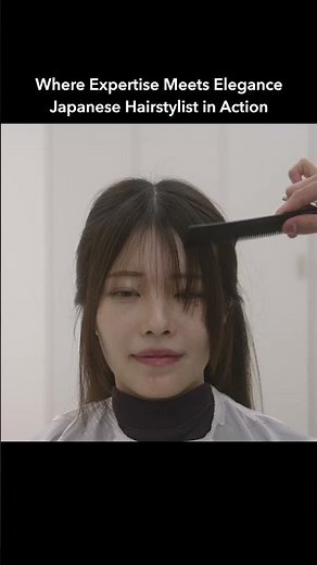 Beautiful Japanese Lady Gets Professional Haircut from Top Stylist in Tokyo, Japan