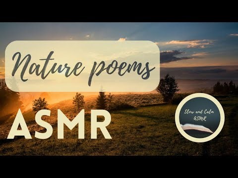 Whispered peaceful and calm poems about nature | ASMR