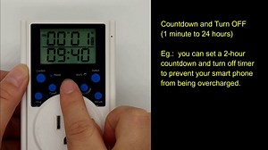Digital Infinite Repeat Cycle Timer Plug with Countdown and 24 Hour Daily on-Off Programs for Electrical Outlets, Lights, Hydroponic Pumps (120V, 15A) (1, Standard)