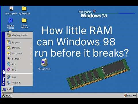 How Little RAM Can Windows 98 Run On Before It Breaks?