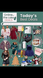 Today’s deals are up and they’re GOOD 👀 Fresh promo codes, real price drops, and easy wins you can actually use. If it’s worth sharing, it made the list. Tap to browse today’s finds 👉 https://onlineatthelake.com Save this so you can come back later when you’re ready to shop. As an Amazon Associate, I earn from qualifying purchases. | Online At the Lake Deals