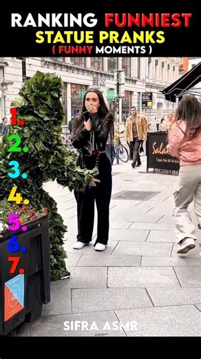 Ranking Funniest Statues Pranks Moments 😂 Funny video #shorts #funny #ranking #statue