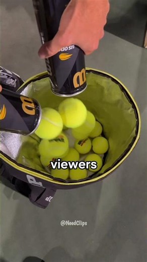 The Real Reason Tennis Balls Are Yellow😳 🎾
