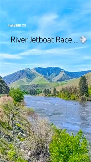 World jet boat River race #Salmon River #Idaho USA #speed boat #powerful #extreme sports #speed