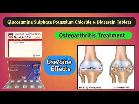 Glucosamine Sulphate Potassium Chloride & Diacerein Tablets Use, Dose || Icerin gm tablets