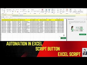 Excel SCRIPT | EXCEL SCRIPT BUTTON | ADVANCED EXCEL