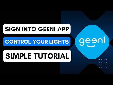 Geeni: How to sign into Geeni app to control your lights