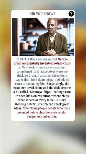 How Frustration Invented the Potato Chip 🍟✨