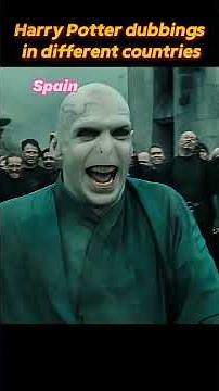 Harry Potter dubbings in different countries #harrypotter #harrypotterfan #potterhead