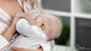 Closeup Baby Drinking Milk from Mother Breast Sleeping and Relaxing. Shot with RED Camera in 4K Stock Footage - Video of infant, daughter: 193643122
