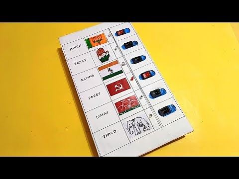 EVM voting machine | Voting machine model making for school project | Voting machine working model