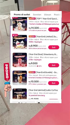 Kak, lagi cari minuman enak buat nongkrong tapi harga mahasiswa di Karawang? Bisa banget, Kak!,Nih, ada promo gila-gilaan dari BingXue Gading Elok Karawang: Duo Jelly Sundae!,Kamu bisa dapetin Brown Sugar Bubble Jelly Sundae dan Strawberry Jelly Sundae cuma Rp8.900 aja!,Padahal harga aslinya Rp26.000 lho, ini diskon 66%!,Jadi, nggak perlu pusing lagi cari minuman enak dan murah buat nongkrong asik. Buruan serbu promonya sebelum kehabisan!,Langsung aja klik tag lokasi BingXue Gading Elok Karawang