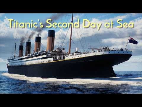 Titanic's Second Day at Sea - April 13th, 1912