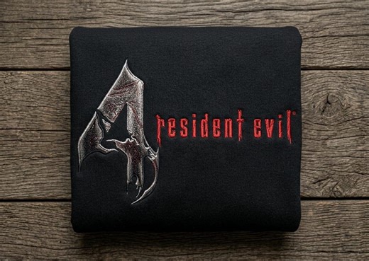 Embroidered Resident Evil 4 Logo Shirt, Leon Kennedy Albert Wesker Sweatshirt, Re4 Zombie Video Game Survival Horror Shirt - Etsy