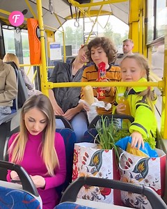 34K views · 74 reactions | Touching moment on the bus (For entertainment purposes only. Consult professionals if guidance on activities is presented. No brand affiliation is implied if any are shown. If inspired by true events, creative adaptations may be included. Content may include public footage.) | Family World | Facebook