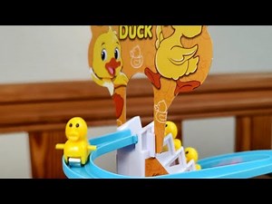 Small Duck slide for little ducklings - what's the hype? #marblerun #toyreview #chinatoys