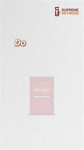 Many people believe fire-rated doors can block fire forever, but that’s not true.Fire-rated doors are designed to resist fire only for a specific duration, typically 30, 60, 90 or 120 minutes as… | Supreme Metwood Pvt. Ltd.