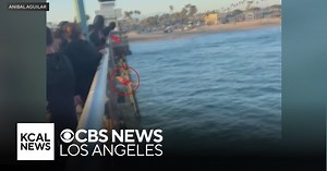 Seal Beach lifeguard crashes into pier after buoy gets tangled during rescue attempt